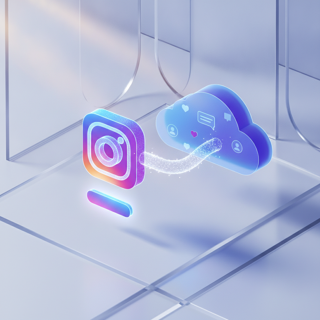 Connecting an Instagram account to the Repli platform.